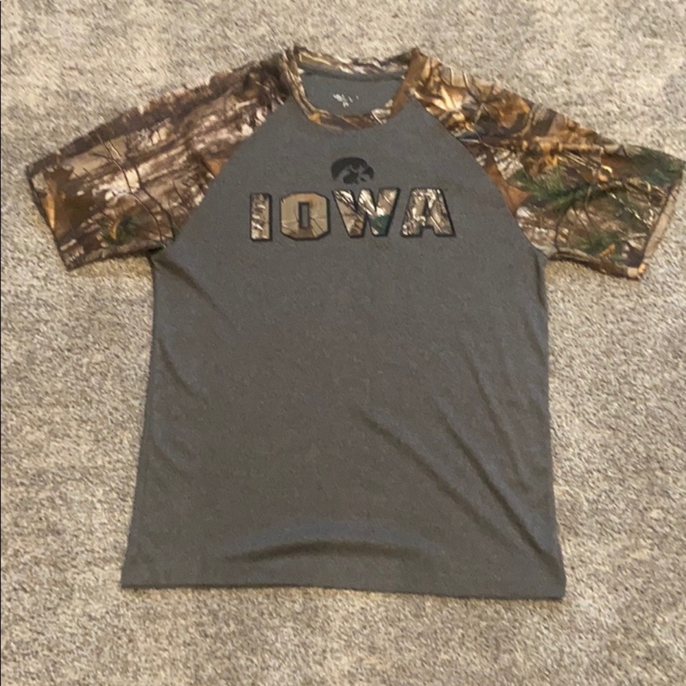 Iowa Hawkeyes Camo Shirt